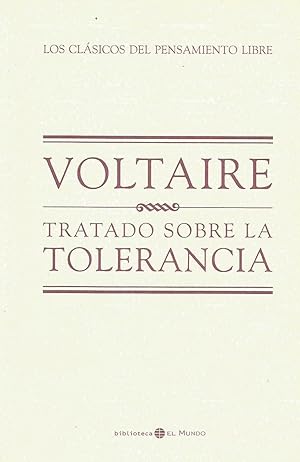 Imagen del vendedor de Tratado sobre la tolerancia a la venta por Libros Sargantana