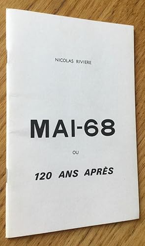 Mai-68 ou 120 ans après