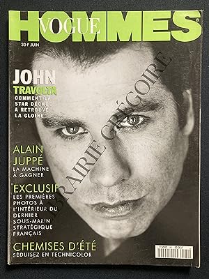 VOGUE HOMMES-N°180-JUIN 1995-JOHN TRAVOLTA