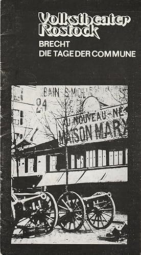 Image du vendeur pour Programmheft Bertolt Brecht DIE TAGE DER COMMUNE Premiere 22. Oktober 1977 Groes Haus Spielzeit 1977 / 78 mis en vente par Programmhefte24 Schauspiel und Musiktheater der letzten 150 Jahre