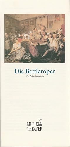 Bild des Verkufers fr Programmheft John Gay DIE BETTLEROPER Premiere 21.6. 1996 Greifswald ( Klosterruine Eidena ) Spielzeit 1995 / 96 zum Verkauf von Programmhefte24 Schauspiel und Musiktheater der letzten 150 Jahre