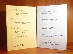 Seller image for Lat Wind und Himmel fahren! 2. Frauenfelder Lyriktage 1993, 2 Hefte. for sale by Das Konversations-Lexikon