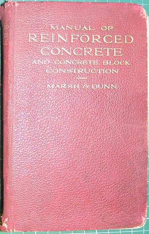 Manual Of Reinforced Concrete And Concrete Block Construction