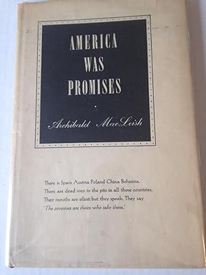 America Was Promises: a poem.