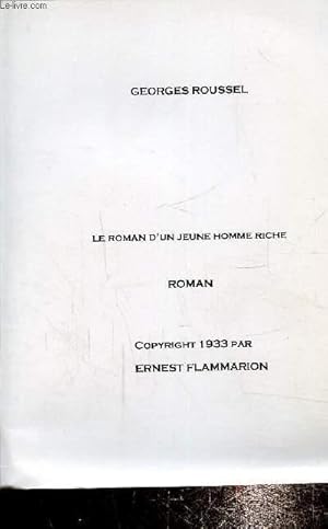 Seller image for Le romann d'un jeune-homme riche for sale by Le-Livre