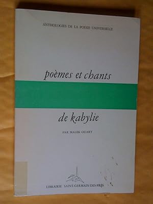 Poèmes et chants de Kabylie