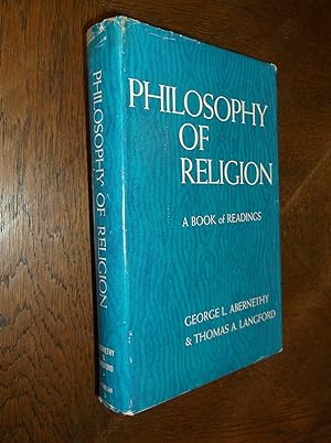 Imagen del vendedor de Philosophy of Religion: A Book of Readings a la venta por Barker Books & Vintage