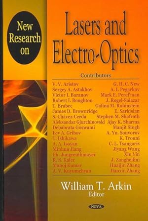 Imagen del vendedor de New Research on Lasers And Electro-Optics a la venta por GreatBookPrices