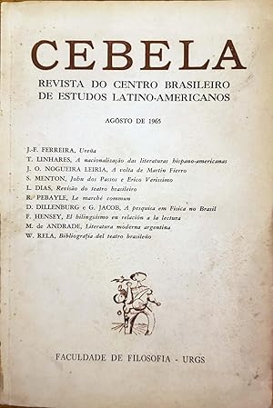 Seller image for CEBELA Revista do Centro Brasileiro de Estudos Latino-Americanos for sale by Chaco 4ever Books