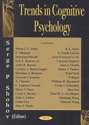 Image du vendeur pour Trends in Cognitive Psychology mis en vente par GreatBookPrices