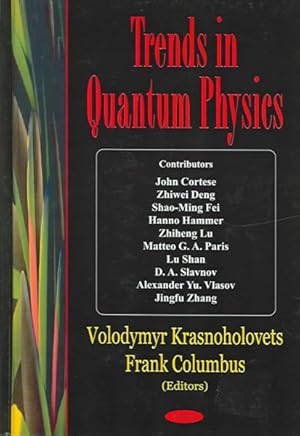 Imagen del vendedor de Trends in Quantum Physics a la venta por GreatBookPrices