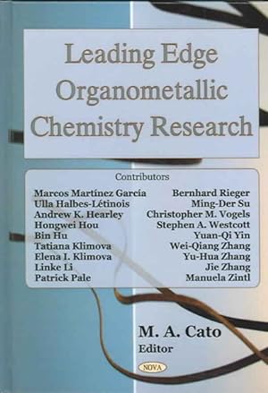 Image du vendeur pour Leading Edge Organometallic Chemistry Research mis en vente par GreatBookPrices