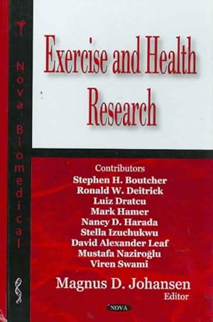 Imagen del vendedor de Exercise and Health Research a la venta por GreatBookPrices