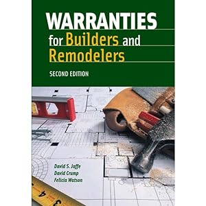 Bild des Verkufers fr Warranties for Builders and Remodelers zum Verkauf von GreatBookPrices