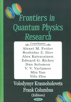 Seller image for Frontiers in Quantum Physics Research for sale by GreatBookPrices