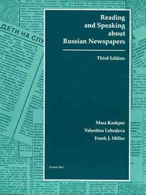 Imagen del vendedor de Reading & Speaking About Russian Newspapers a la venta por GreatBookPrices