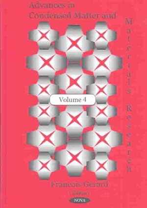 Seller image for Advances in Condensed Matter and Materials Research for sale by GreatBookPrices