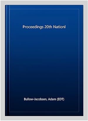 Seller image for Proceedings 20th Nationl for sale by GreatBookPrices