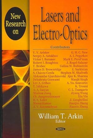 Bild des Verkufers fr New Research on Lasers And Electro-Optics zum Verkauf von GreatBookPrices