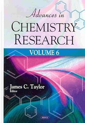 Immagine del venditore per Advances in Chemistry Research venduto da GreatBookPrices