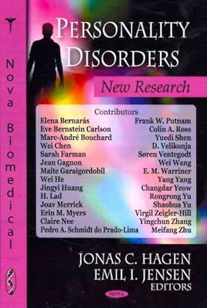 Imagen del vendedor de Personality Disorders : New Research a la venta por GreatBookPrices
