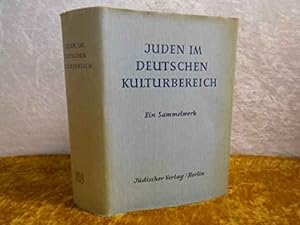 Image du vendeur pour Juden im deutschen Kulturbereich. Ein Sammelwerk. mis en vente par PlanetderBuecher