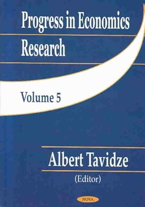 Imagen del vendedor de Progress in Economics Research a la venta por GreatBookPrices