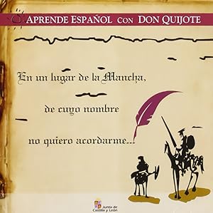 Imagen del vendedor de Aprende espaol con don quijote (cd) a la venta por Imosver