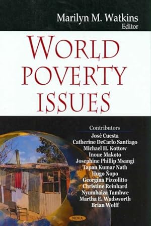 Imagen del vendedor de World Poverty Issues a la venta por GreatBookPrices