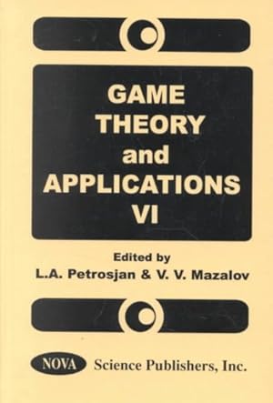 Image du vendeur pour Game Theory and Applications VI mis en vente par GreatBookPrices