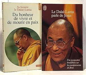Du bonheur de vivre et de mourir en paix + Le dalaï Lama parle de Jésus --- 2 livres