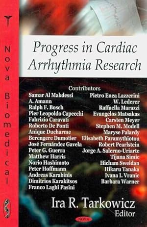 Immagine del venditore per Progress in Cardiac Arrythmia Research venduto da GreatBookPrices