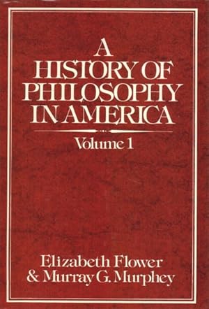 Immagine del venditore per History of Philosophy in America venduto da GreatBookPrices