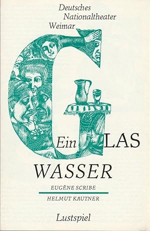 Seller image for Programmheft Eugene Scribe / Helmut Kutner EIN GLAS WASSER Spielzeit 1977 / 78 Heft 6 for sale by Programmhefte24 Schauspiel und Musiktheater der letzten 150 Jahre