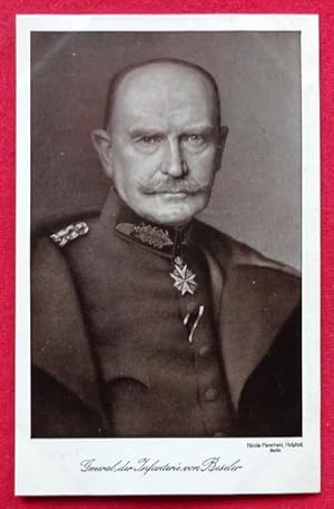 Ansichtskarte. General der Infanterie von Beseler (Wohlfahrts-Postkarte Zentraldepot für Liebesga...