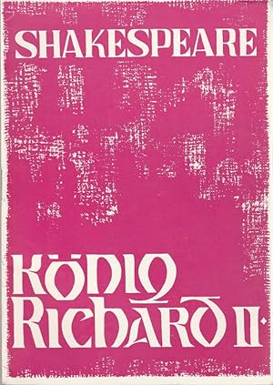 Imagen del vendedor de Programmheft William Shakespeare KNIG RICHARD II. Spielzeit 1970 / 71 a la venta por Programmhefte24 Schauspiel und Musiktheater der letzten 150 Jahre