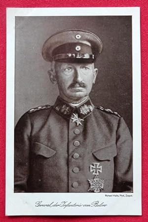 Ansichtskarte. General der Infanterie von Below (Wohlfahrts-Postkarte Zentraldepot für Liebesgabe...