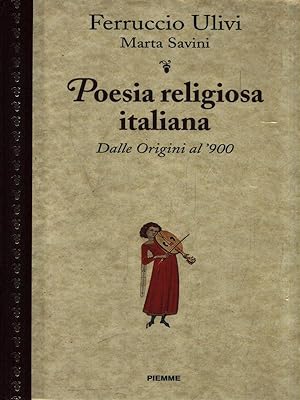 Immagine del venditore per Poesia religiosa italiana. Dalle origini al '900 venduto da Librodifaccia