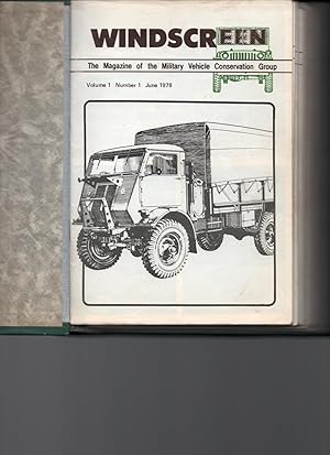 Windscreen. The Magazine of the Military Vehicle Conservation Group. 2 Binders. 1978-1985.