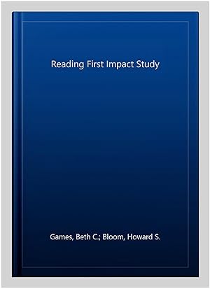 Seller image for Reading First Impact Study for sale by GreatBookPrices