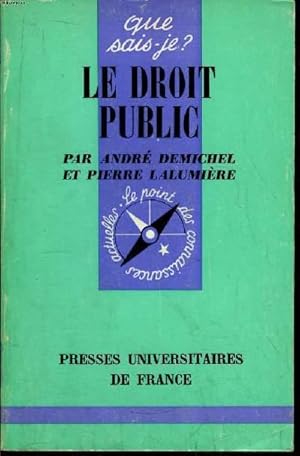 Image du vendeur pour Que sais-je? N 1326 Le droit public mis en vente par Le-Livre