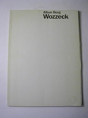 Image du vendeur pour Wozzeck. Oper in drei Akten op. 7 (Programmheft). mis en vente par Antiquariat Fuchseck