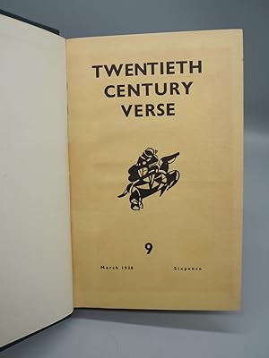 Seller image for Twentieth Century Verse. No. 9-16, March 1938-February 1939. for sale by ROBIN SUMMERS BOOKS LTD