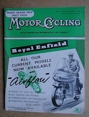 Seller image for Motor Cycling. September 11, 1958. for sale by N. G. Lawrie Books