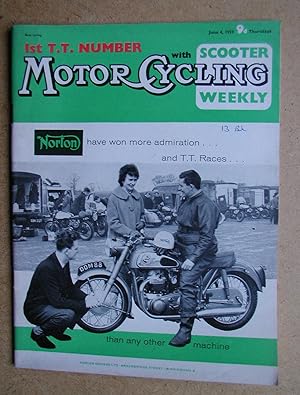 Seller image for Motor Cycling with Scooter Weekly. June 4, 1959. for sale by N. G. Lawrie Books