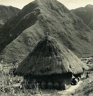 Peru Calia The Little Peruvian Girl Mud Hut old Photo Hélène Decool 1973