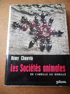 Seller image for Les societes animales - De l'abeille au gorille for sale by Frederic Delbos