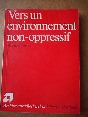 Imagen del vendedor de Vers un environnement non-oppressif a la venta por Frederic Delbos