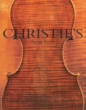 Christies October 2002 Fine Musical Instruments including Guitars & Mandolins