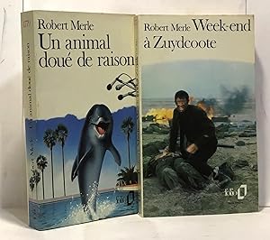 Immagine del venditore per Un animal dou de raison + Week-end  Zuydcoote --- 2 livres venduto da crealivres